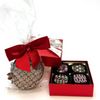 4-Piece Fa La La Stocking Stuffer with Chocolate Turtles